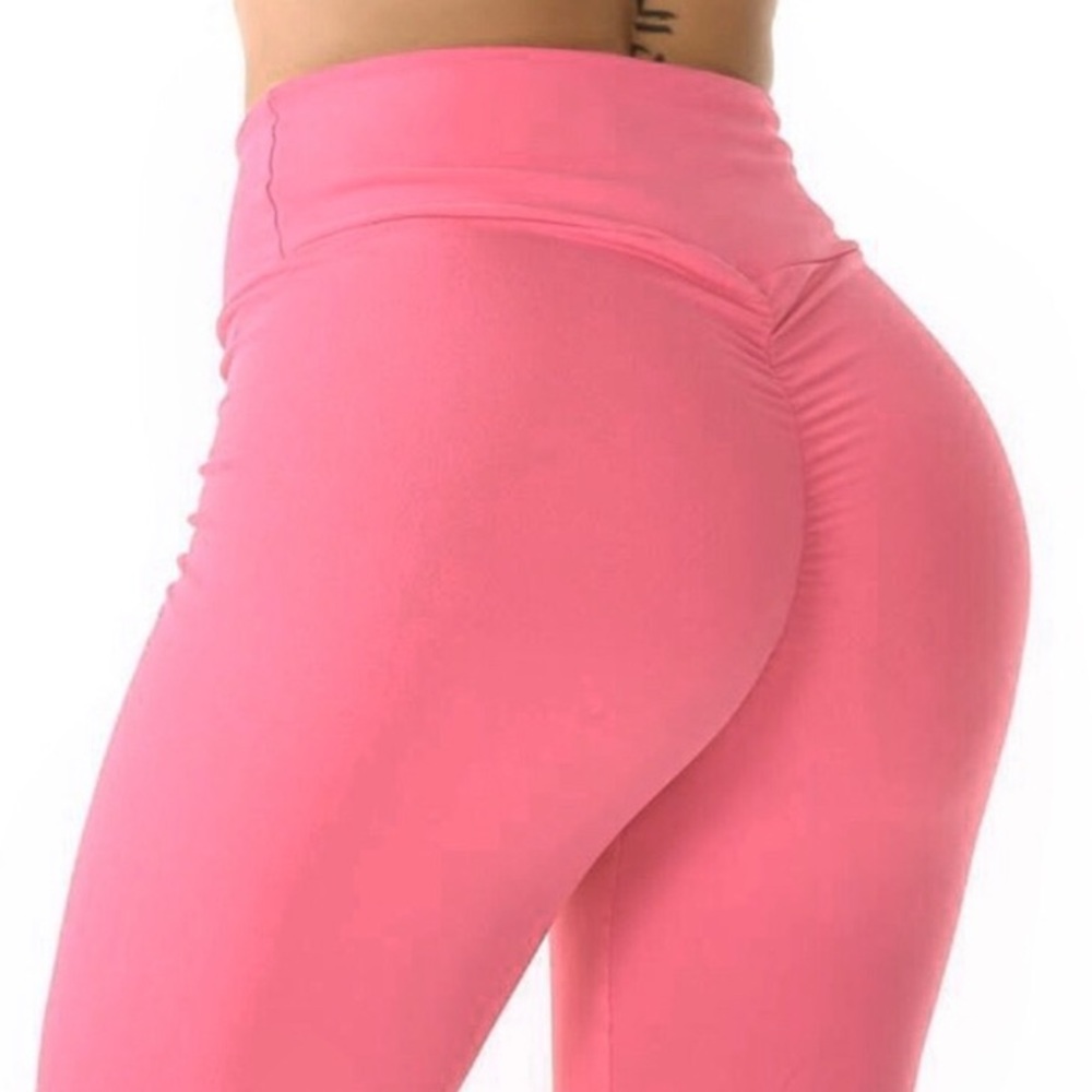 🏳 Brazilian Booty Scrunch Luxury Gym Leggings - Picture 3 of 8